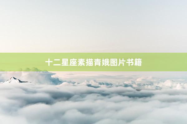 十二星座素描青娥图片书籍